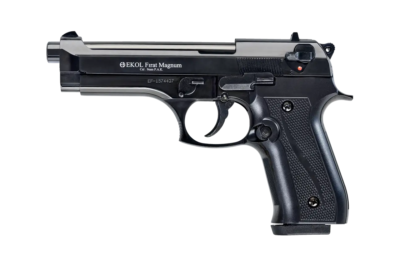 Стартовий Пістолет сигнальний EKOL FIRAT MAGNUM black к.9 mm