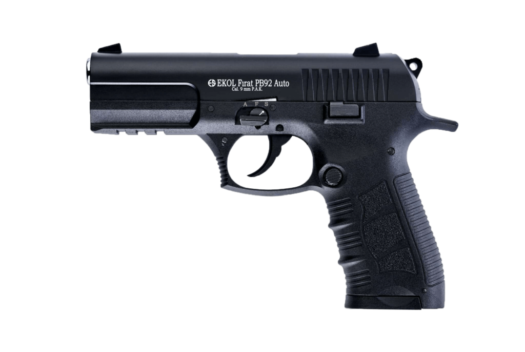Стартовий Пістолет сигнальний EKOL FIRAT PB92 AUTO black к.9 mm