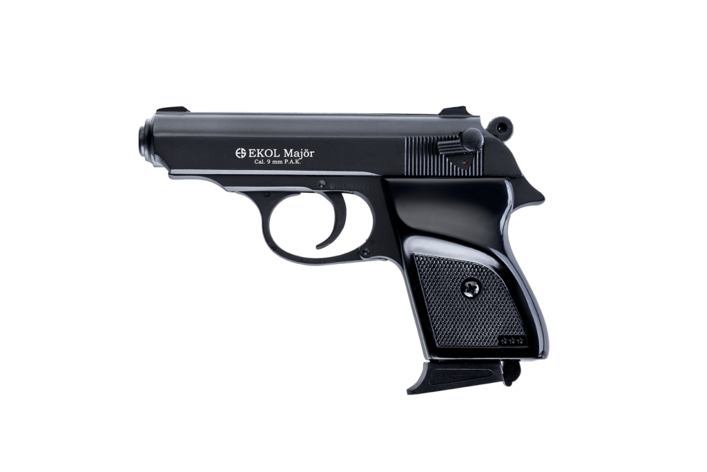 Стартовий Пістолет сигнальний EKOL MAJOR black к.9 mm