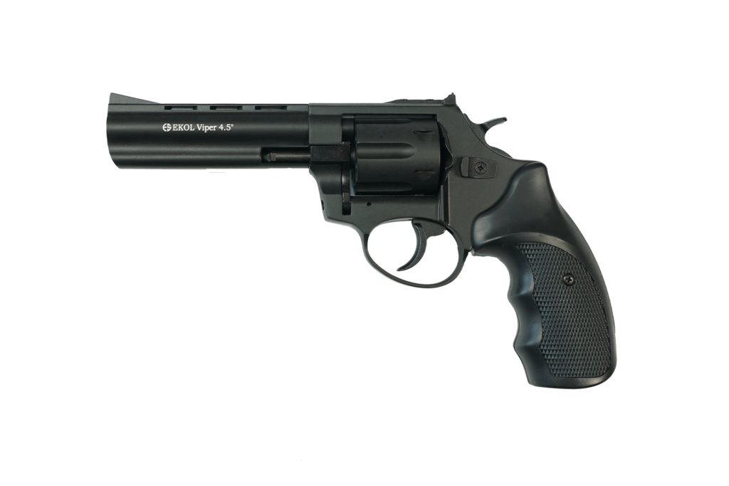 Стартовий Револьвер сигнальний EKOL VIPER 4.5 black к.9 mm