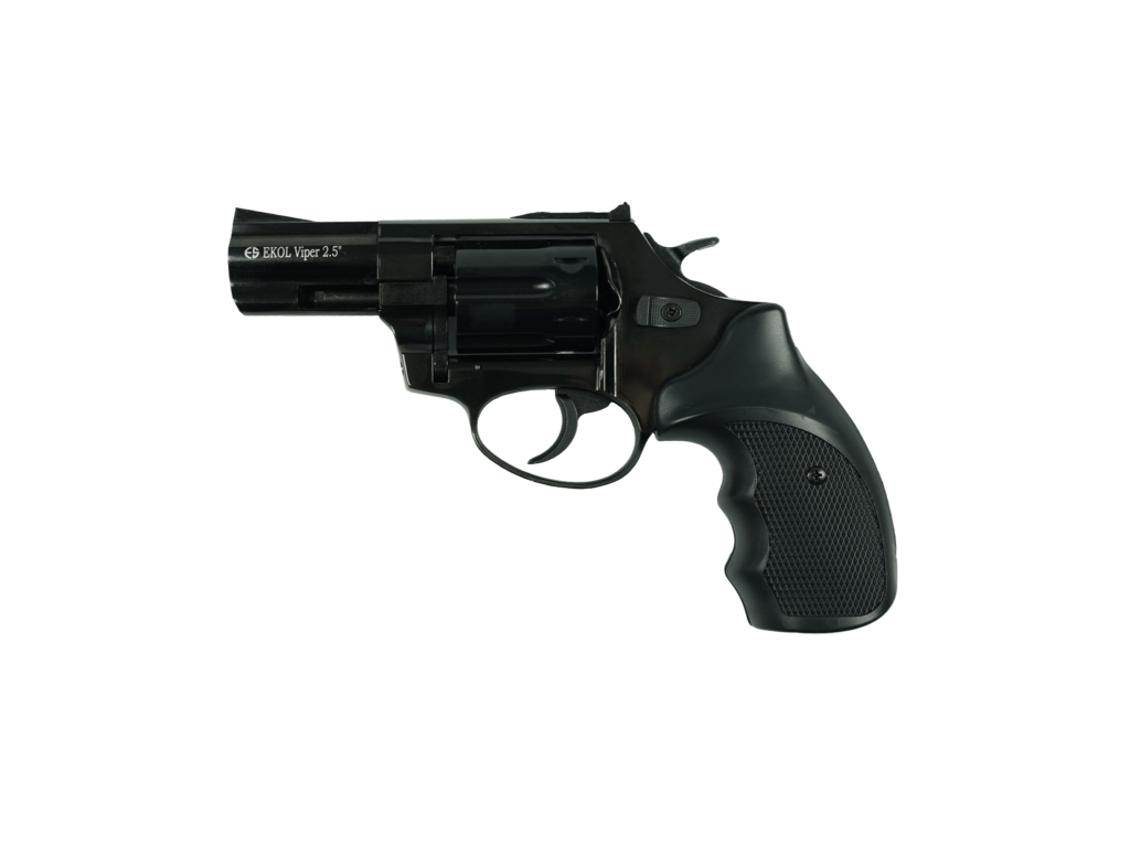 Стартовий Револьвер сигнальний EKOL VIPER 2.5 black к.9 mm