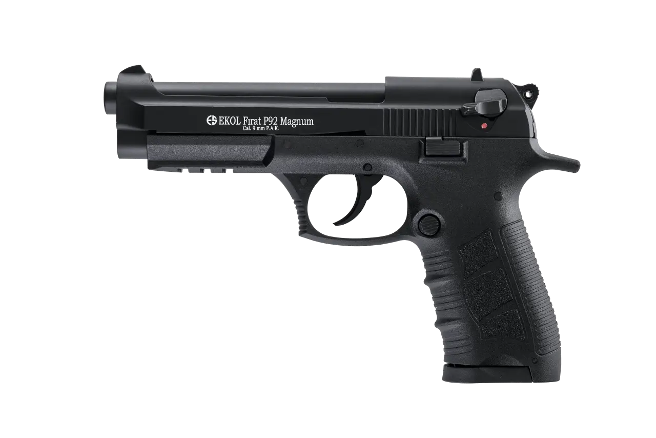 Стартовий Пістолет сигнальний EKOL FIRAT P92 MAGNUM black  к.9 mm