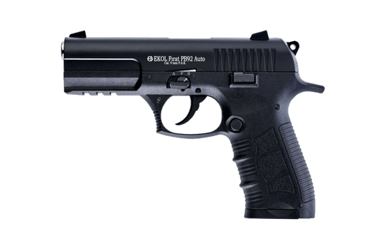 Стартовий Пістолет сигнальний EKOL FIRAT PB92 AUTO black к.9 mm