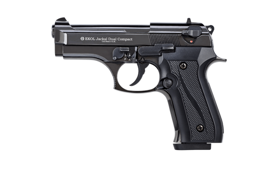 Стартовий Пістолет сигнальний EKOL JACKAL DUAL black к.9 mm