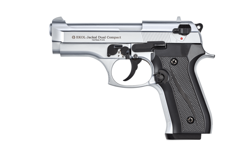 Стартовий Пістолет сигнальний EKOL JACKAL DUAL fume к.9 mm
